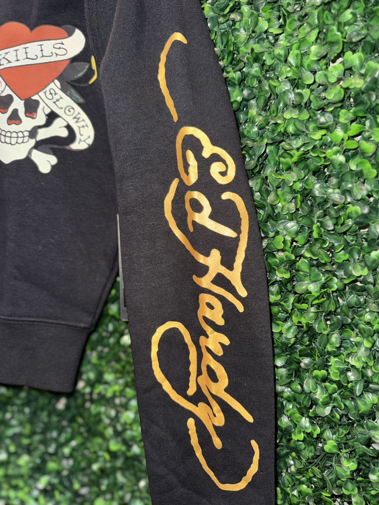Ed Hardy Ed Hardy love kills slowly cropped zip up hoodie BNWT size M Size M / US 6-8 / IT 42-44 - 5 Thumbnail