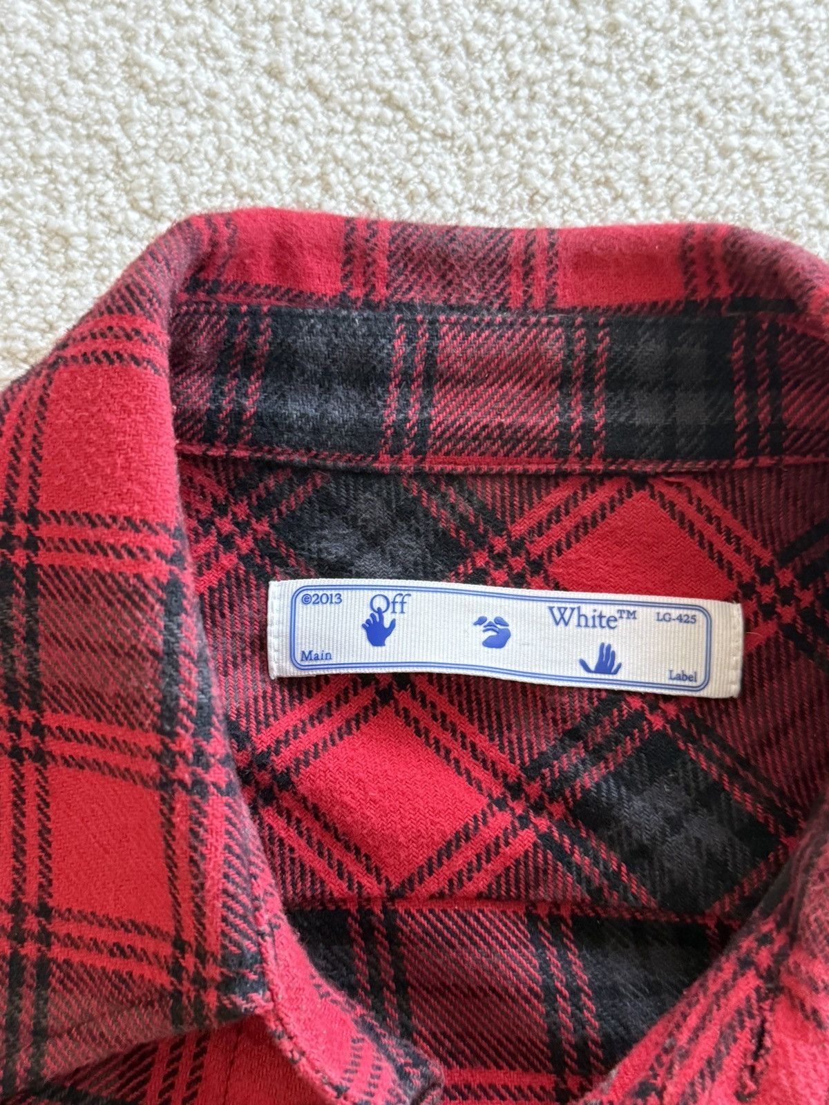 Off-White Off-White Arrows Print Flannel Shirt Size US S / EU 44-46 / 1 - 3 Thumbnail
