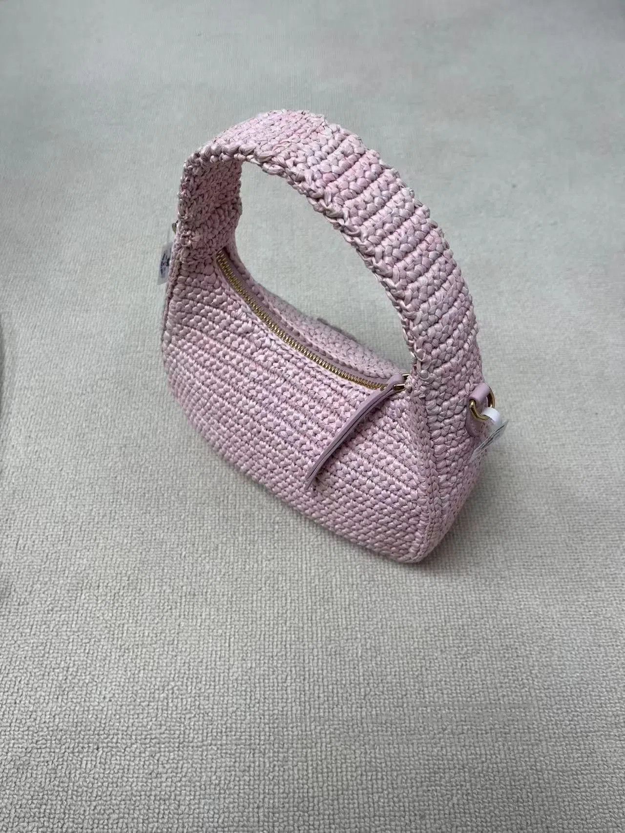 Miu Miu Miu Miu Crocheted Hobo Bag Women's. Size ONE SIZE - 4 Thumbnail