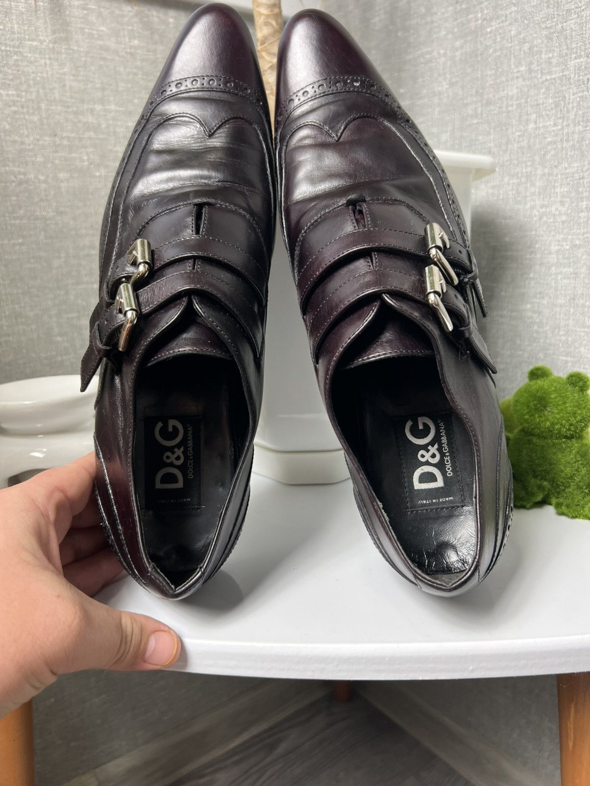Dolce & Gabbana Dolce & Gabbana Double Monk Leather Shoes Size 44 D&G Size US 11 / EU 44 - 21 Thumbnail