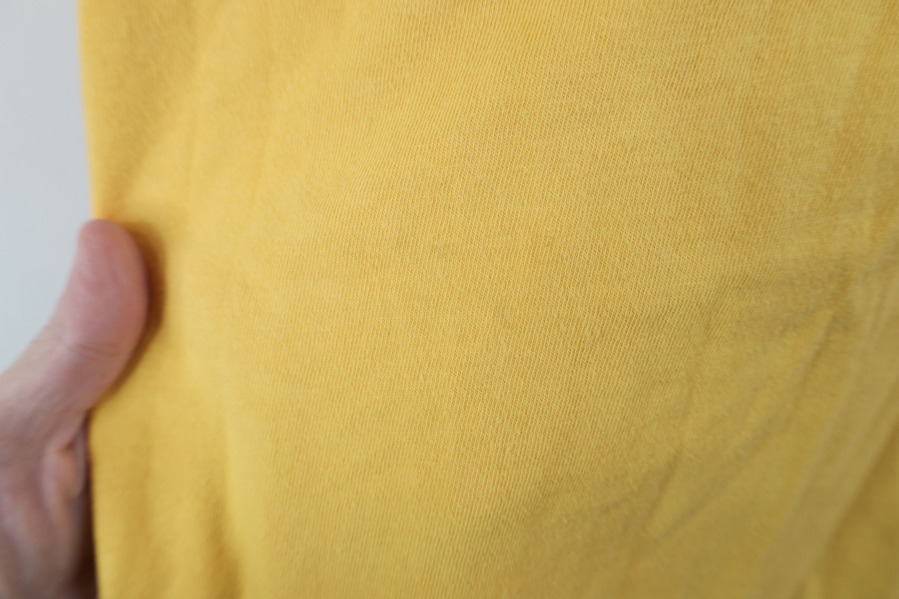 Gap Vintage 90s Gap Pigment Dye V-Neck T-Shirt Yellow Cotton USA Size US S / EU 44-46 / 1 - 6 Thumbnail