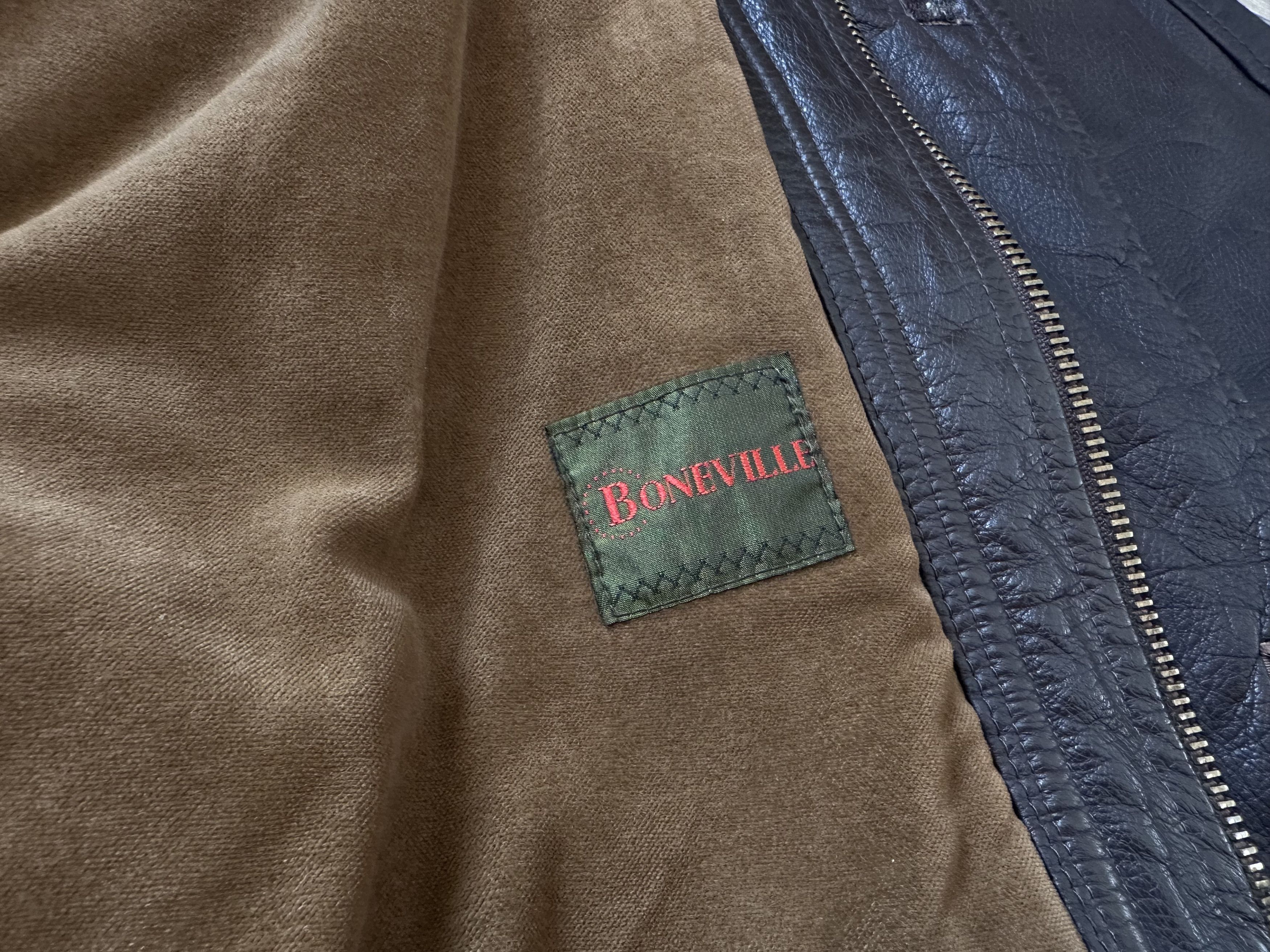Boneville × C.P. Company × Massimo Osti 90's Boneville Leather Jacket Size US L / EU 52-54 / 3 - 8 Thumbnail