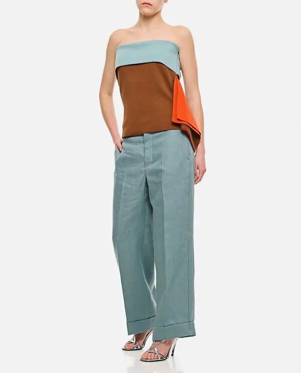 Fendi o1loc1c0126 Strapless Top in Multicolor Size S / US 4 / IT 40 - 4 Thumbnail