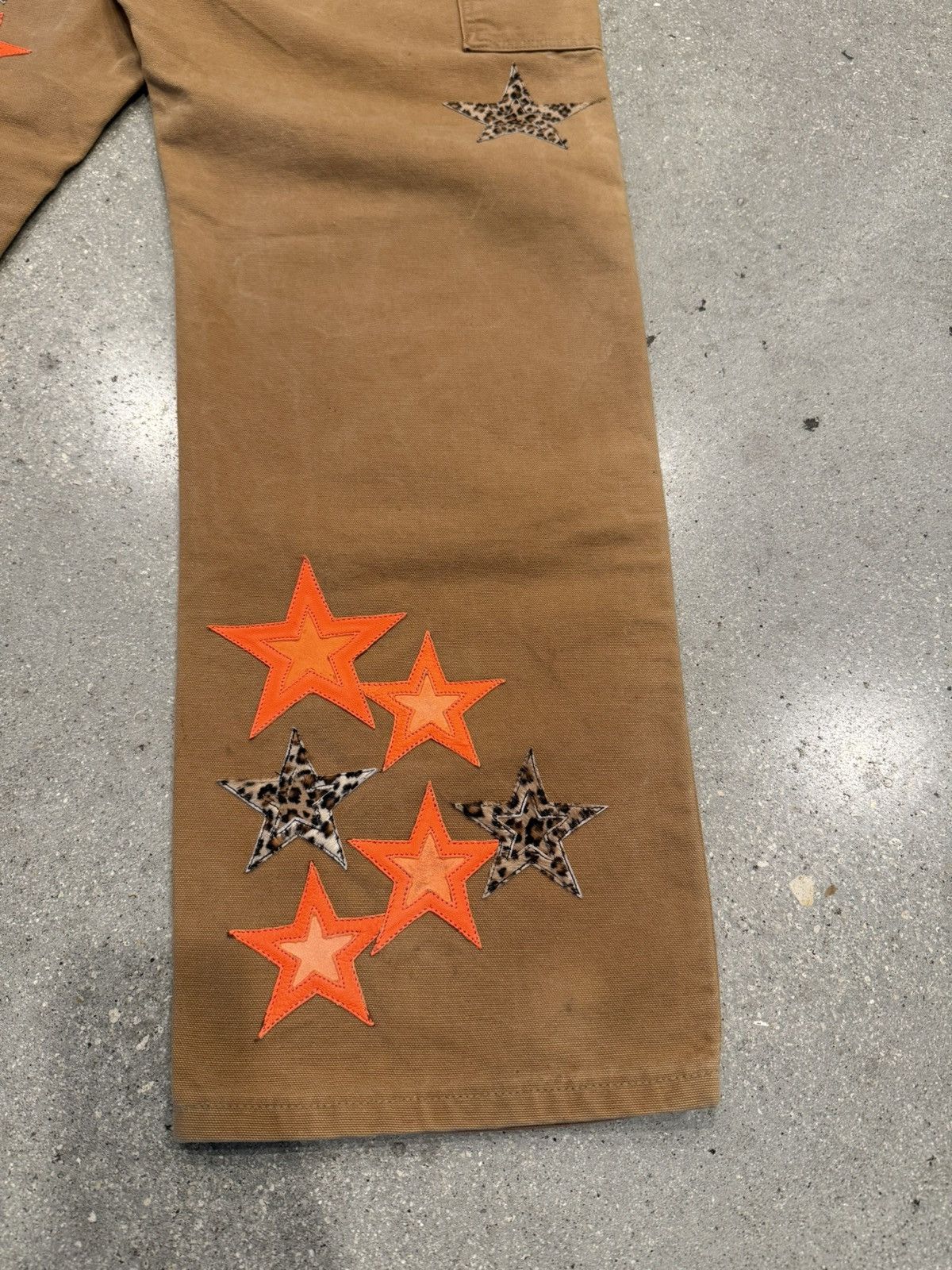 Chrome Hearts Chrome Hearts Star Parch Carhartt Double Knee Pants Size US 38 / EU 54 - 13 Thumbnail
