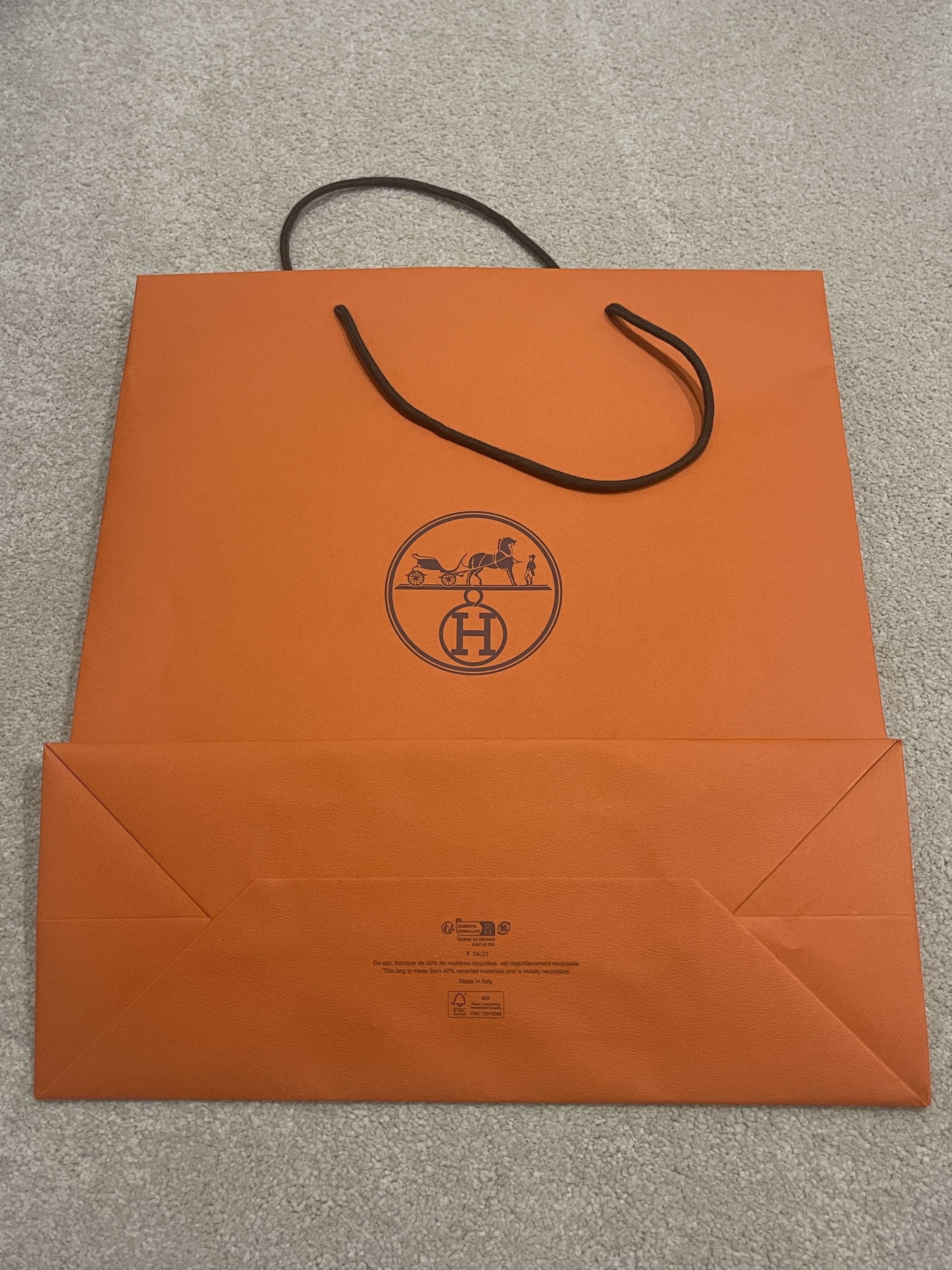 Hermes Authentic Hermes Shopping Bags - All Sizes Size ONE SIZE - 10 Thumbnail