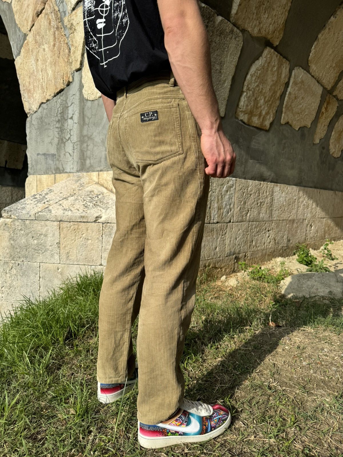 Vintage C.P. Company 90s Corduroy Pants Brown
