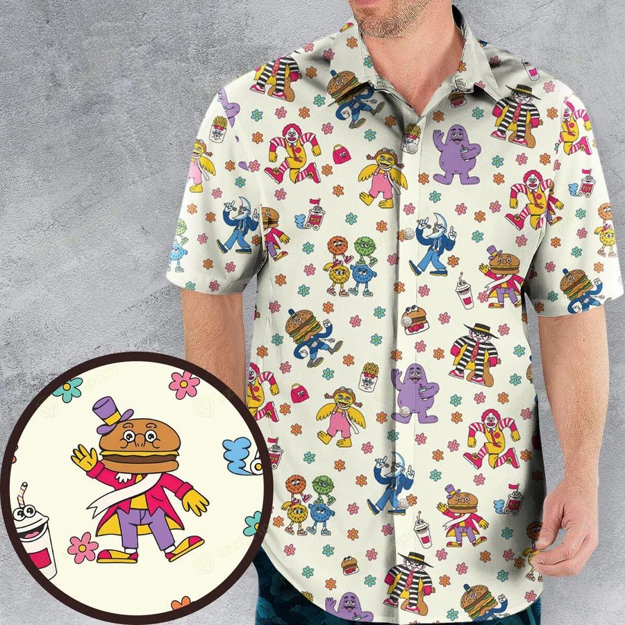 Other BADA BOP BA BA Mcdonaldland Hawaiian Shirt Size US L / EU 52-54 / 3 - 1 Thumbnail