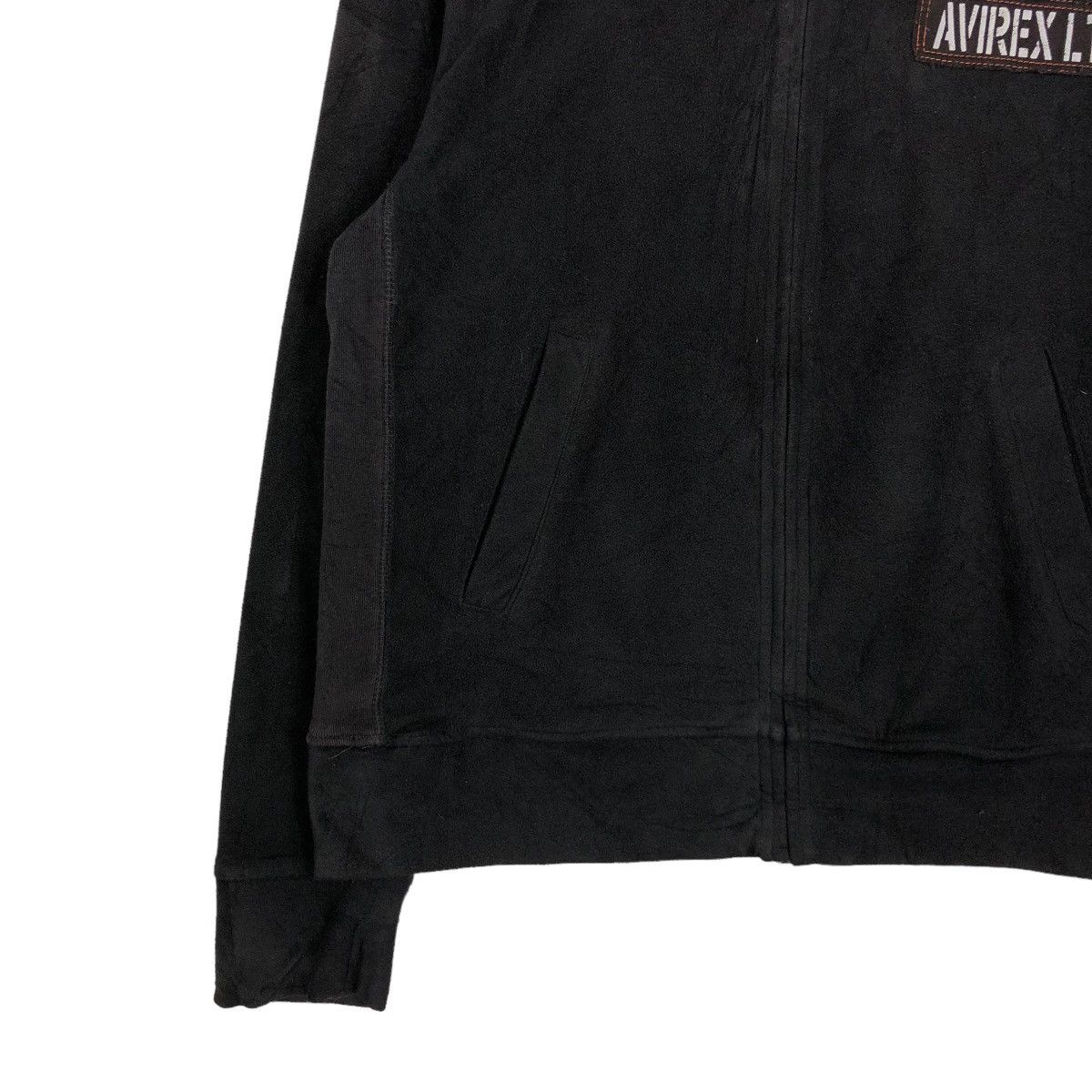 Avirex 📌VINTAGE BIKER JACKET AVIREX USA BIG LOGO MILITARY Size US L / EU 52-54 / 3 - 9 Thumbnail
