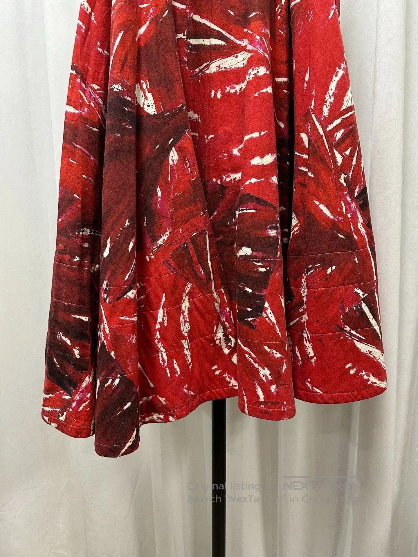 Comme des Garcons Red Skirt.