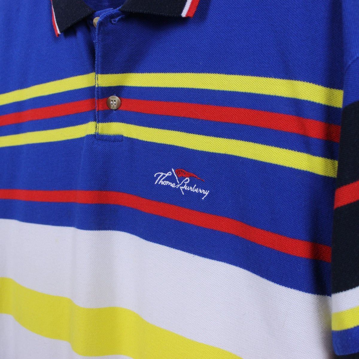 Burberry Vintage Thomas Burberry Short Sleeve Polo Size US M / EU 48-50 / 2 - 4 Thumbnail