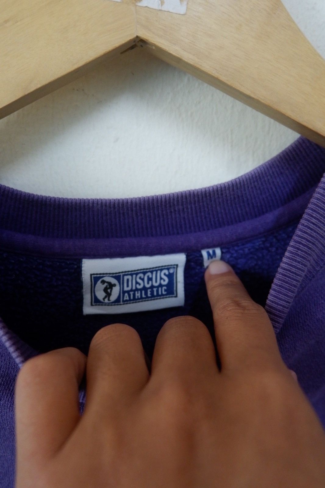 Designer × Vintage Vintage Discuss Sweatshirt Plain Size US L / EU 52-54 / 3 - 2 Thumbnail