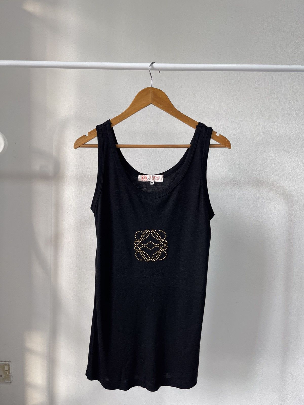 Loewe 80s Loewe Viscosa Center Logo Tank Top Size US S / EU 44-46 / 1 - 2 Thumbnail