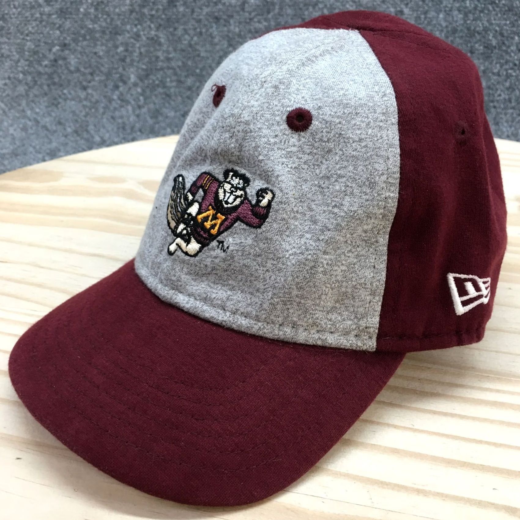 New Era Minnesota Golden Gopher Baseball Cap Hat Mens One Size Maroon Gray New Era Size ONE SIZE - 2 Thumbnail