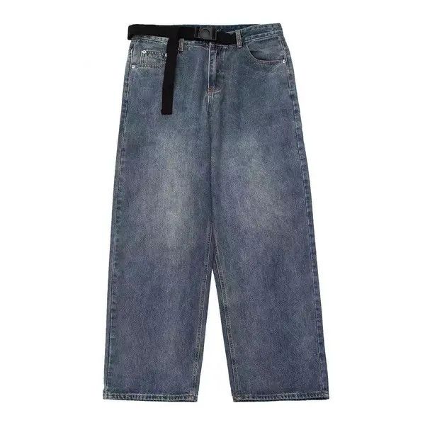 VIBE Vintage Wash Distressed Loose Fit Straight Jeans Size US 30 / EU 46 - 1 Thumbnail