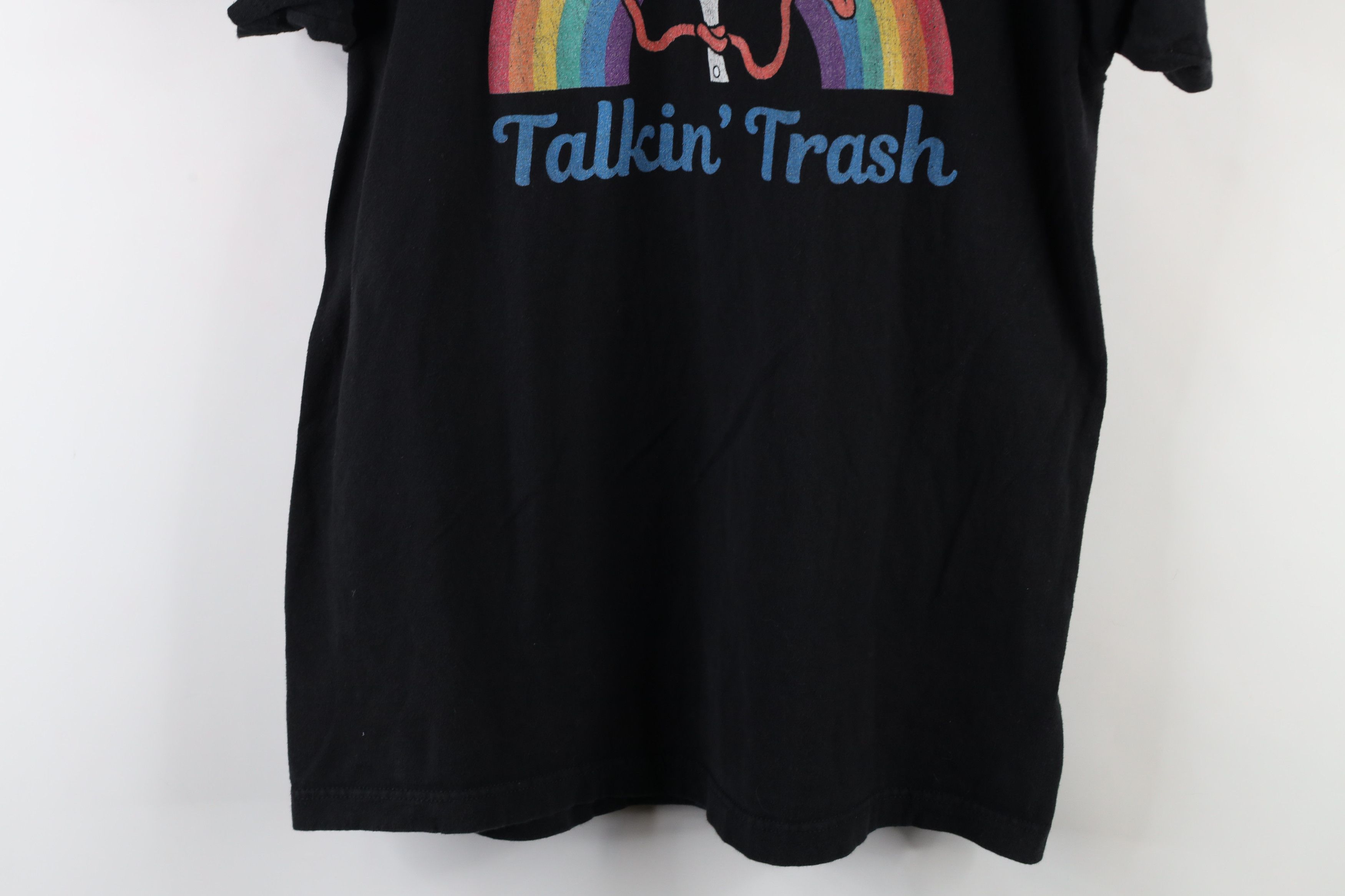Vintage Vintage Y2K Disney Toy Story 4 Trash Forky T-Shirt Black Size US L / EU 52-54 / 3 - 3 Thumbnail