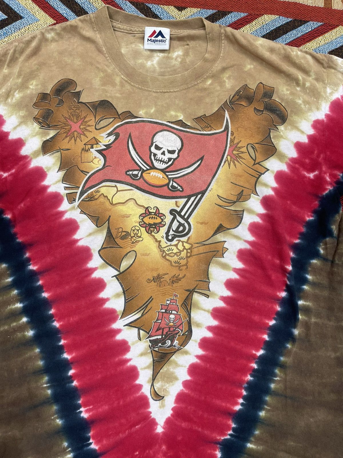 Majestic × NFL VTG Y2K TAMPA BAY BUCCANEERS Size US XL / EU 56 / 4 - 2 Thumbnail
