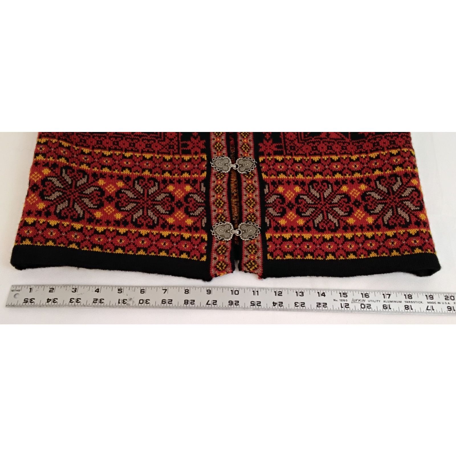 Other Christiania Sweaters Cardigan Women M Red Fair Isle NWT VTG Size M / US 6-8 / IT 42-44 - 17 Thumbnail