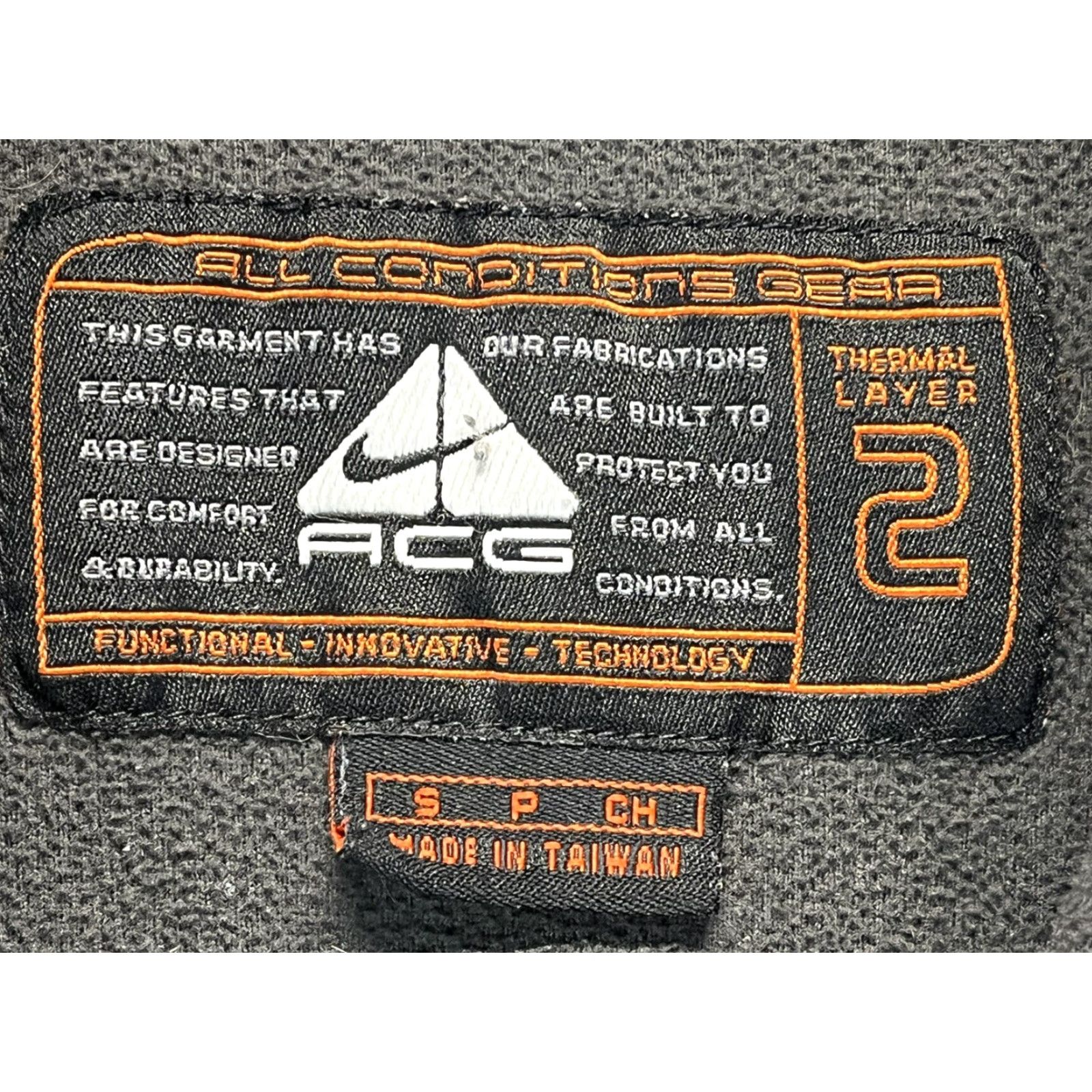 Nike Nike ACG Pullover Shirt Womens Sz S Fleece Light Black Thermal Layer 2 Size S / US 4 / IT 40 - 4 Thumbnail