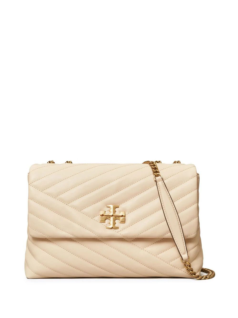 Tory Burch o1s22i1n1024 Size: OS / Kira Large Shoulder Bag in Beige Size ONE SIZE - 1 Thumbnail