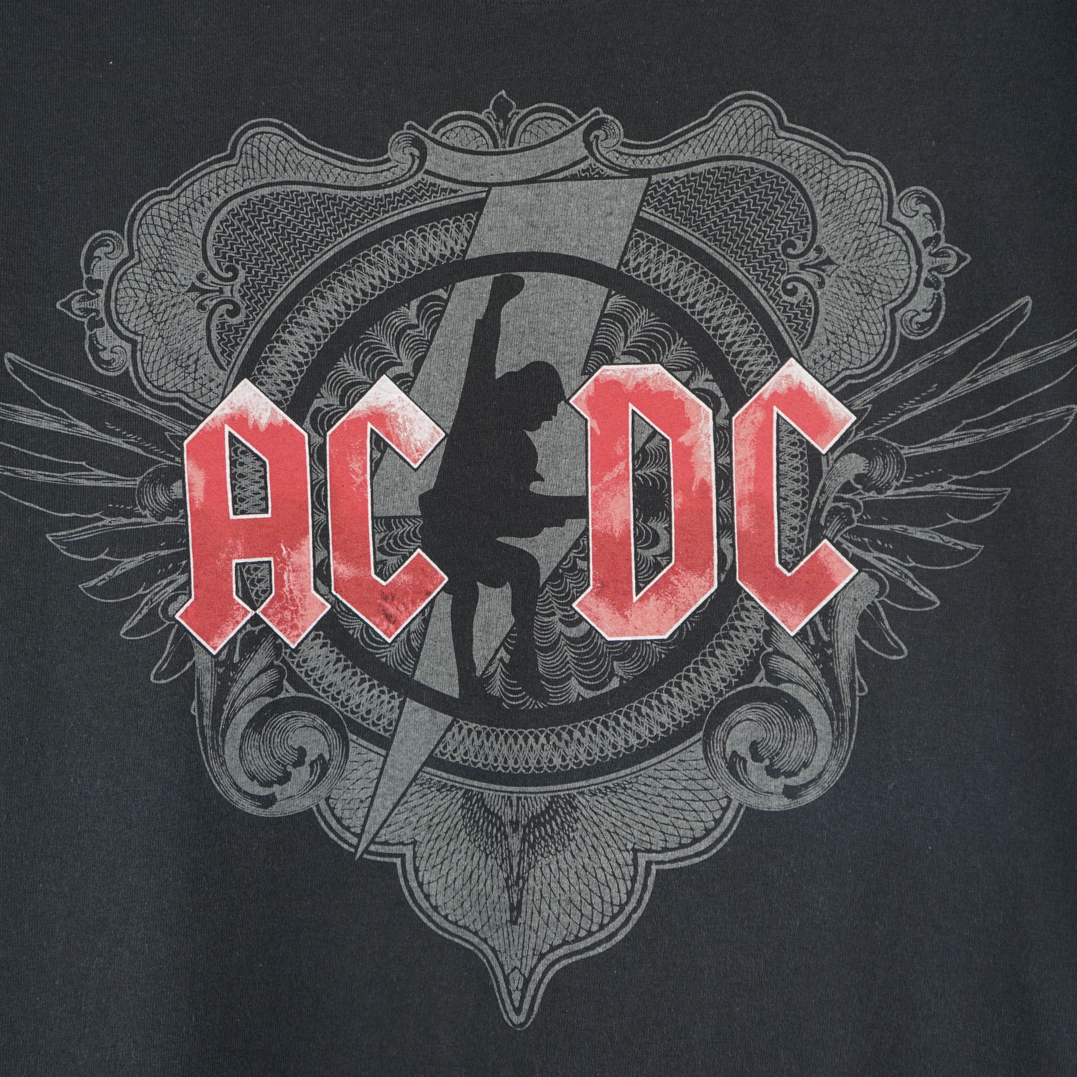 Band Tees × Vintage Vintage 2010 ACDC Tour T-Shirt Black Ice Size US XL / EU 56 / 4 - 2 Thumbnail