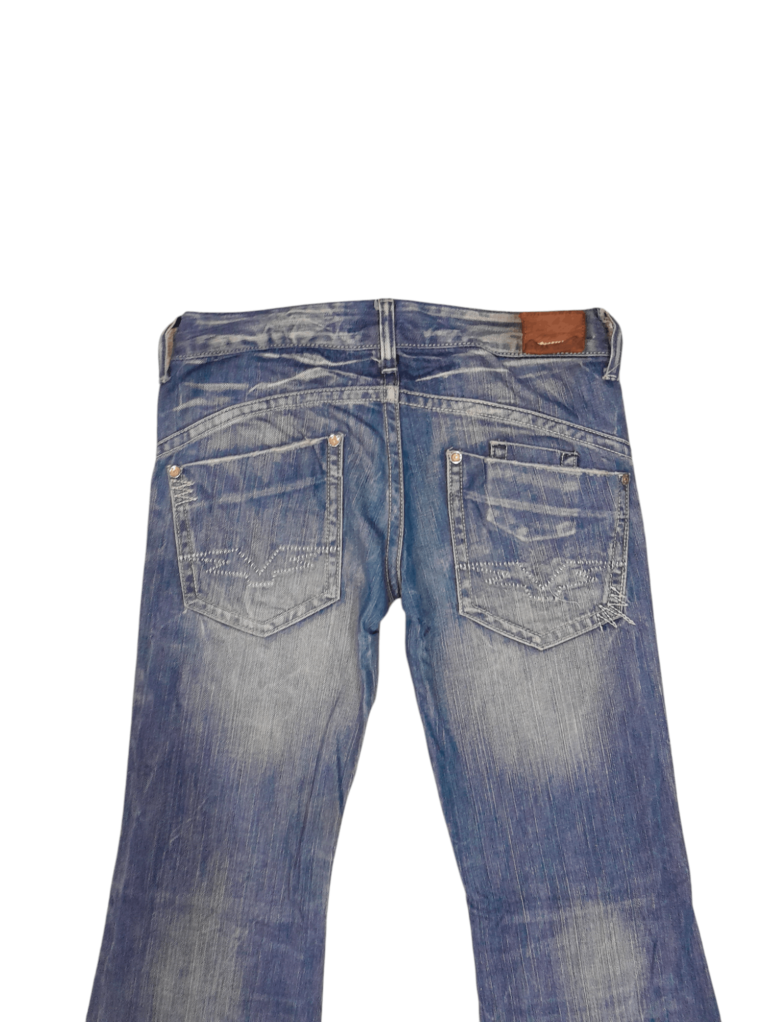 Designer Drive Denim Super Flare (F413) Waist 27 Size US 27 - 2 Thumbnail