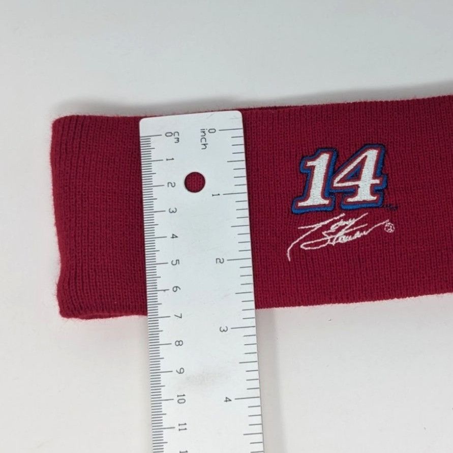Vintage NASCAR #14 Tony Stewart Old Spice Headband Red Sweatband NWT Size ONE SIZE - 3 Thumbnail