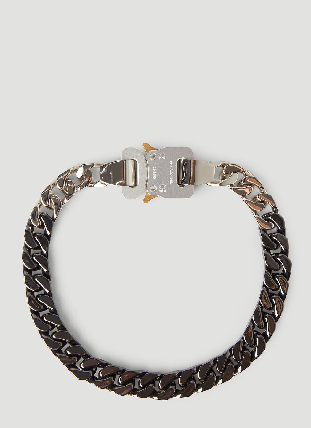 1017 ALYX 9SM Two-Tone Signature Buckle Necklace Size ONE SIZE - 1 Thumbnail
