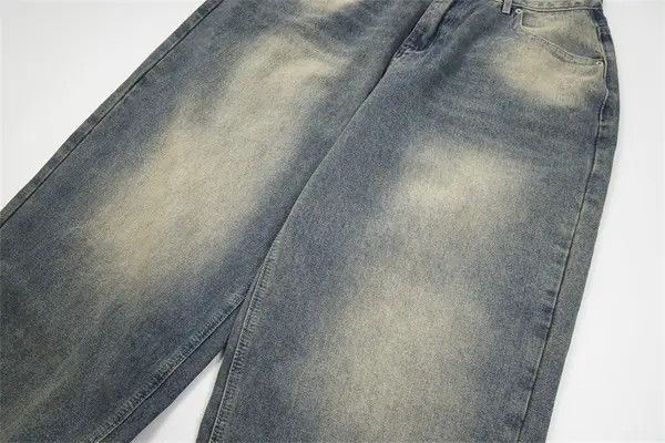 Japanese Brand Hazuki x Fuka Men's straight punk washed distressed jeans Size US 32 / EU 48 - 6 Thumbnail
