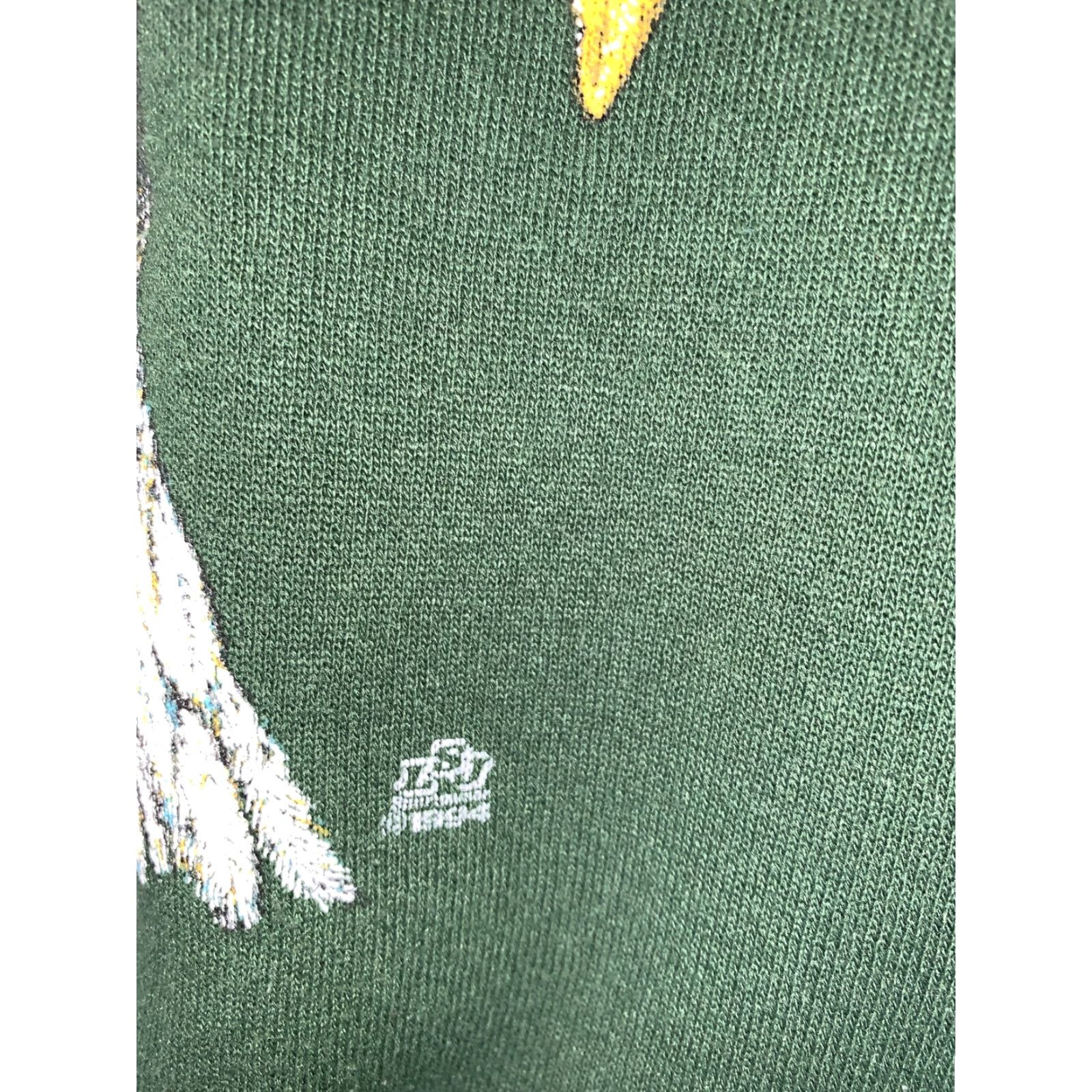 Vintage VINTAGE Bald Eagle Mens Graphic Sweatshirt XL 1994 Green 1990s Old School 90s Decade Size US XL / EU 56 / 4 - 3 Thumbnail