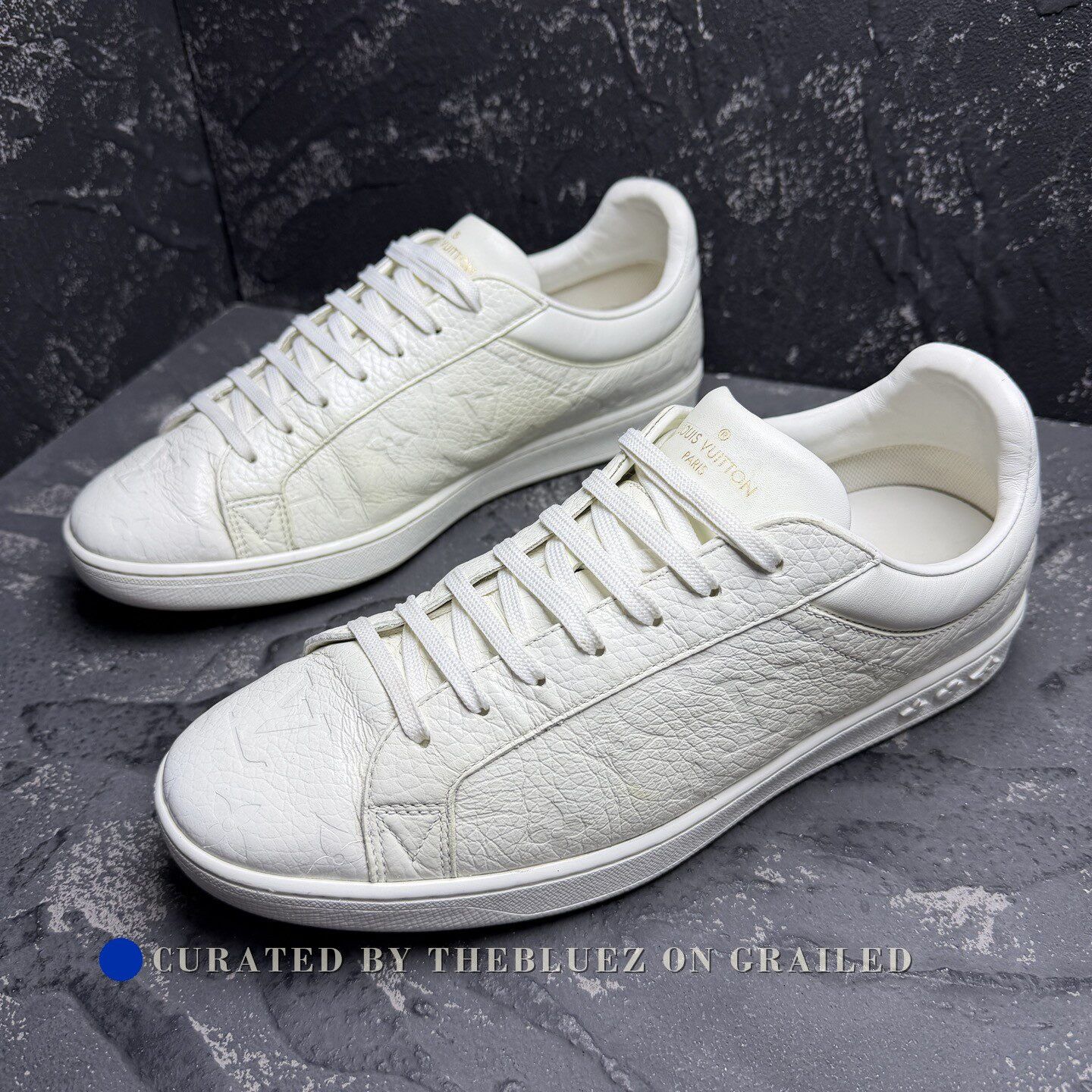 Louis Vuitton Louis Vuitton White Monogram Sneakers Size US 8 / EU 41 - 1 Thumbnail