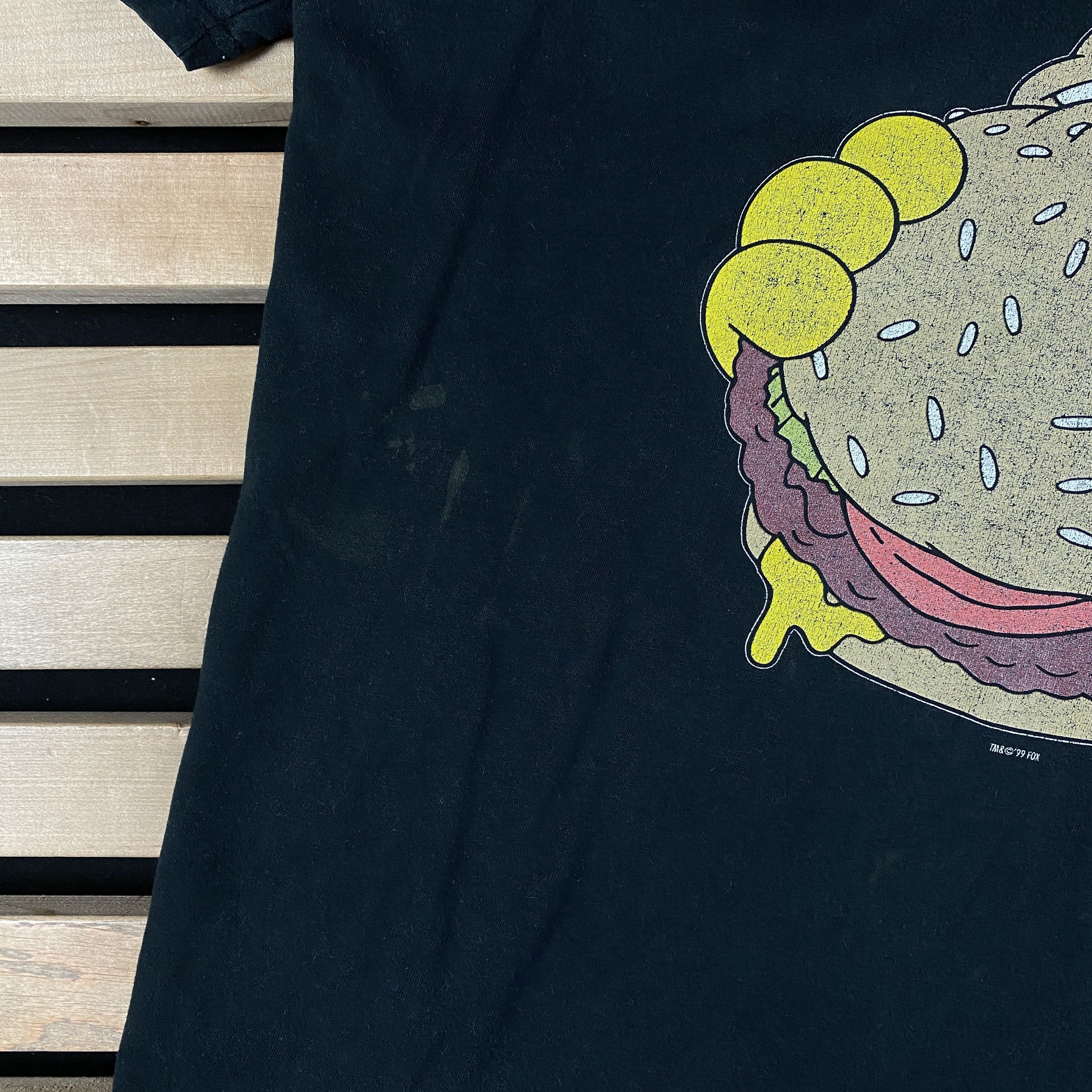 The Simpsons Mens Vintage T-Shirt The Simpsons Homer 1999 Size XL Size US M / EU 48-50 / 2 - 6 Thumbnail