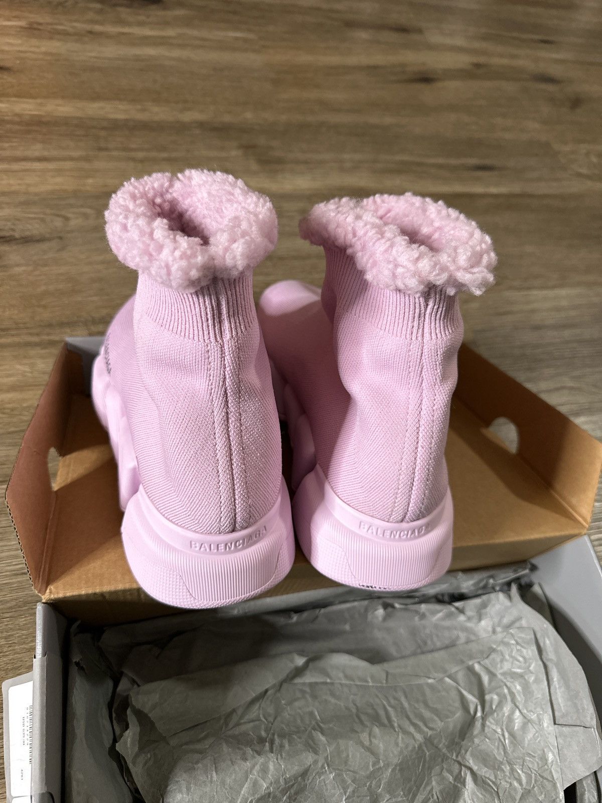 Balenciaga Balenciaga Wmns Recycled Speed 2.0 Sneaker 'Pink' Size US 8.5 / IT 38.5 - 3 Thumbnail