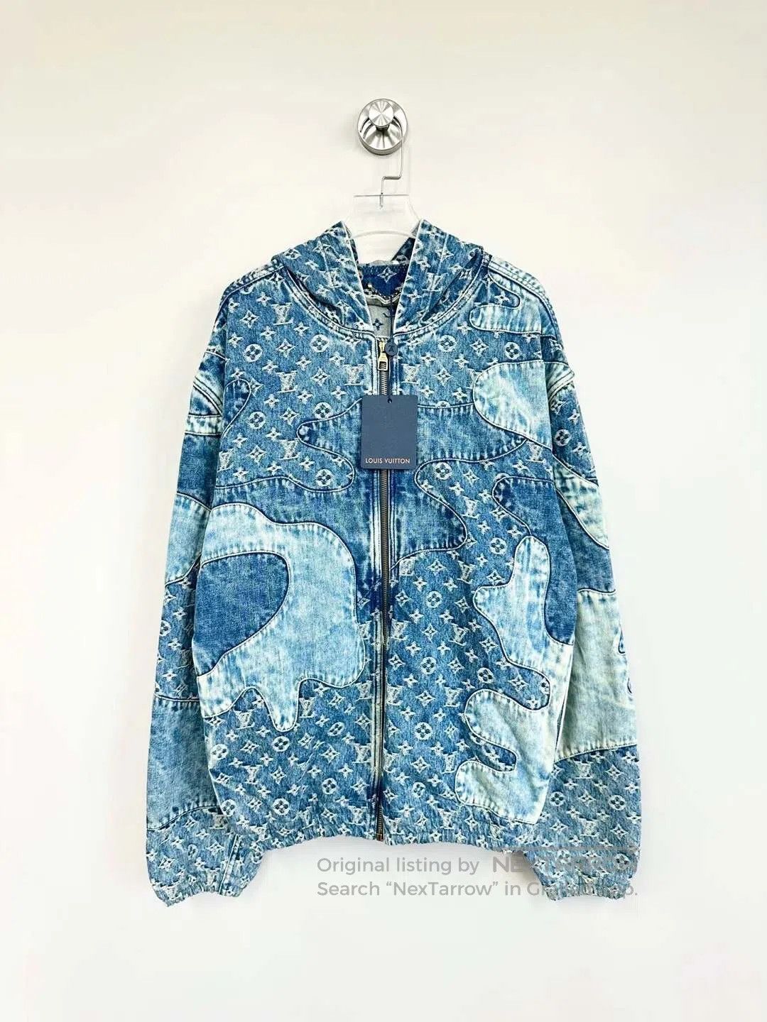 Louis Vuitton Louis Vuitton Blue Monogrammed Printed Structural Patchwor Size US M / EU 48-50 / 2 - 1 Thumbnail