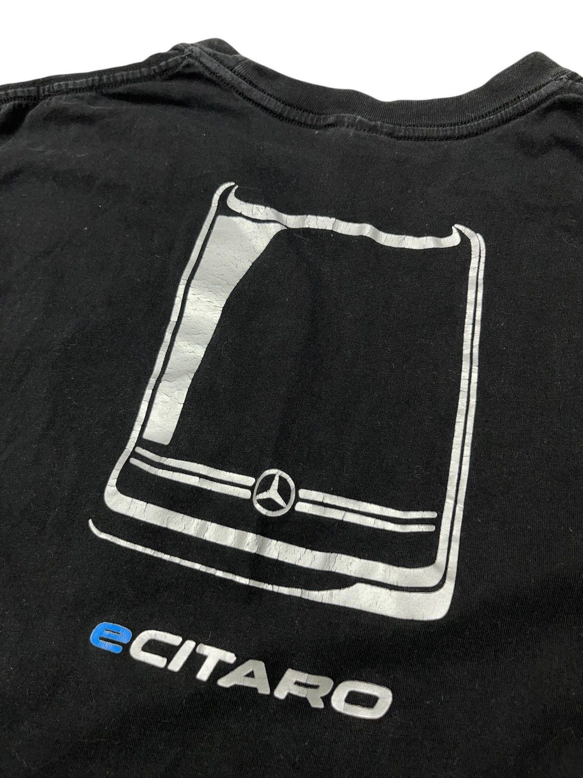 Mercedes-Benz Vintage 90s Mercedes-Benz eCitaro Bus Big Logo T-shirt Size US XL / EU 56 / 4 - 7 Thumbnail