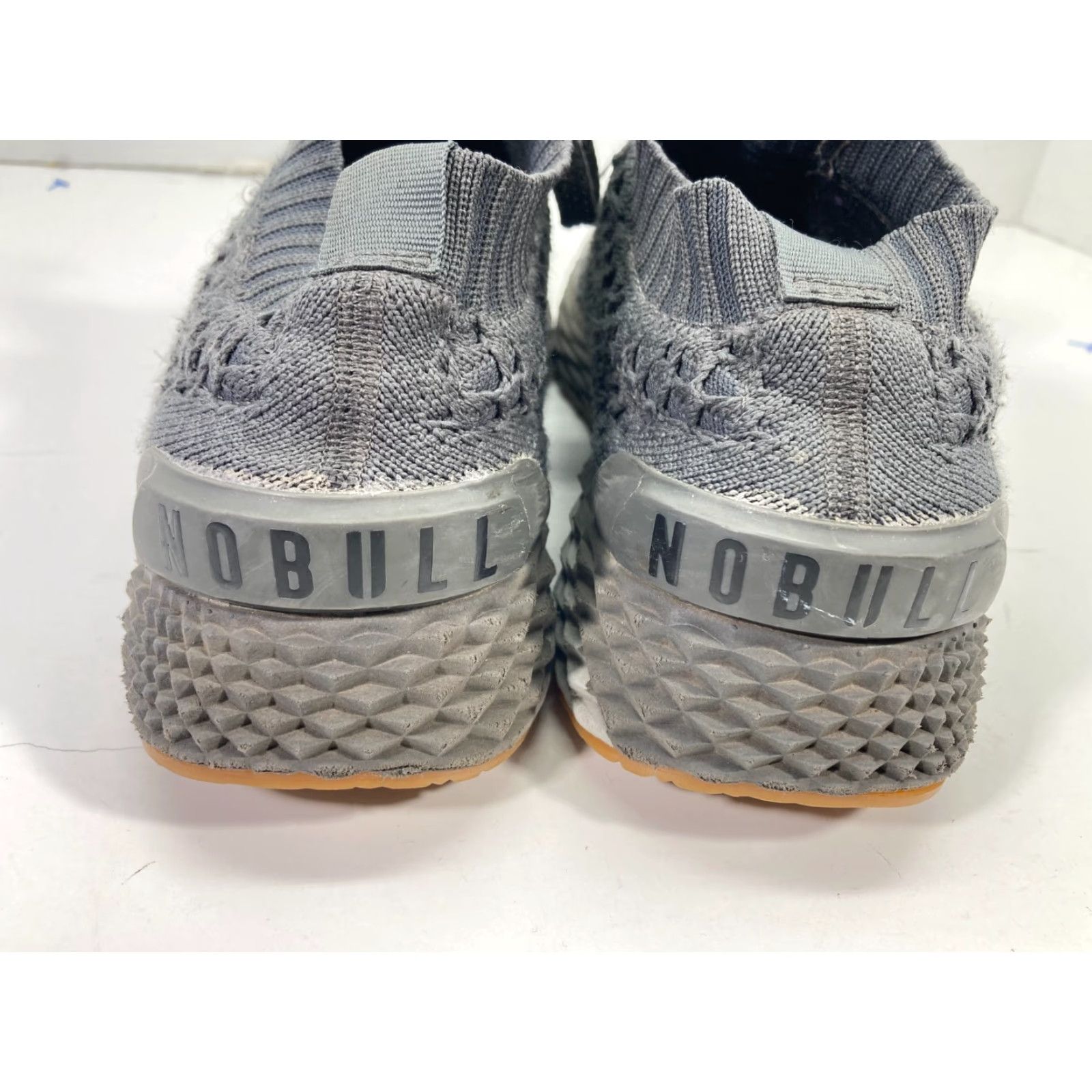 Vintage NOBULL Aspire Sneaker Womens US Size 9 Dark Grey Knit Lace Up Shoes, Low Top, Breathable Comfort, Cross Training, Gym & Training, Solid Gray, Sneakers Size US 9 / IT 39 - 7 Thumbnail