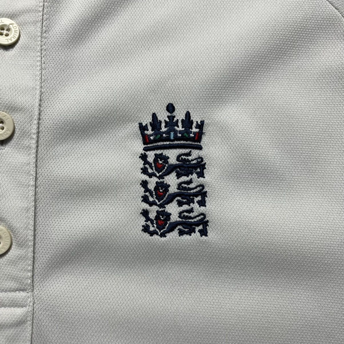 Other Vintage Admiral England Cricket Polo Jersey Vodafone Y2K Size US L / EU 52-54 / 3 - 3 Thumbnail