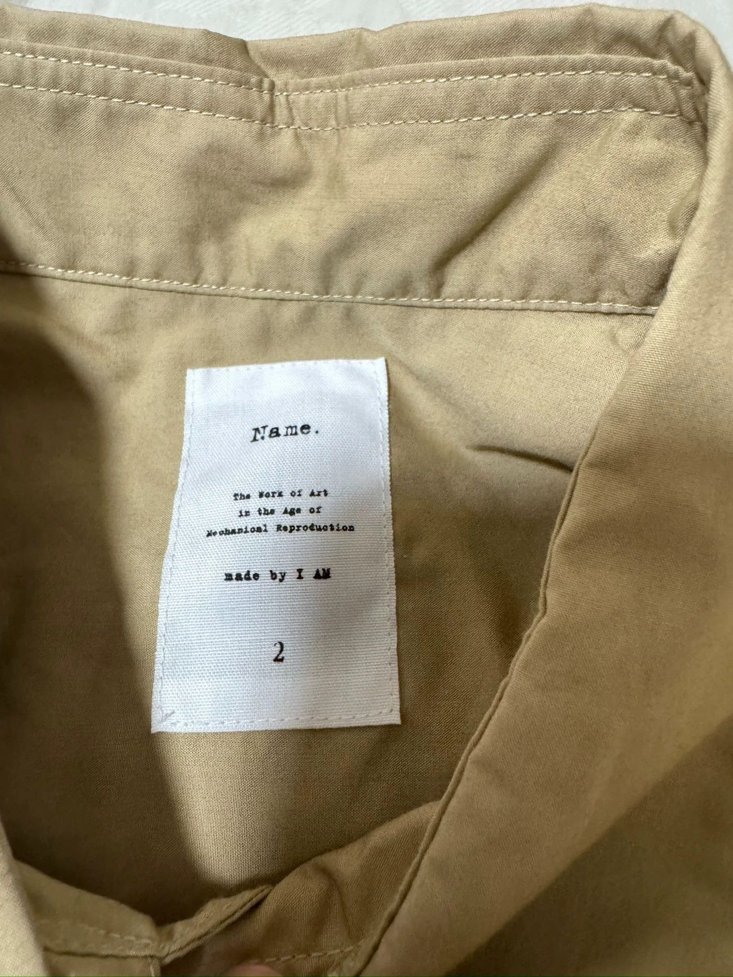 Other Name 20SS Hawaiian Shirt Khaki M Breathable Sleeve Paneling Size US M / EU 48-50 / 2 - 3 Thumbnail