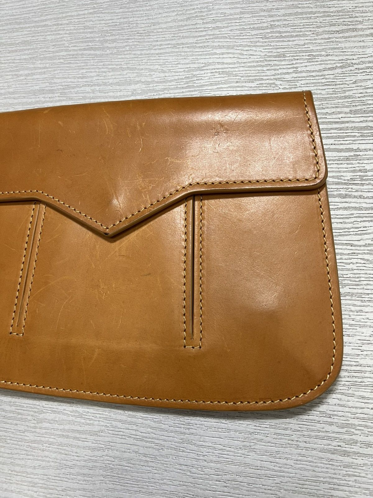 Maison Margiela Maison Margiela - A/W 15’ - Leather Flap Clutch Bag Size ONE SIZE - 5 Thumbnail