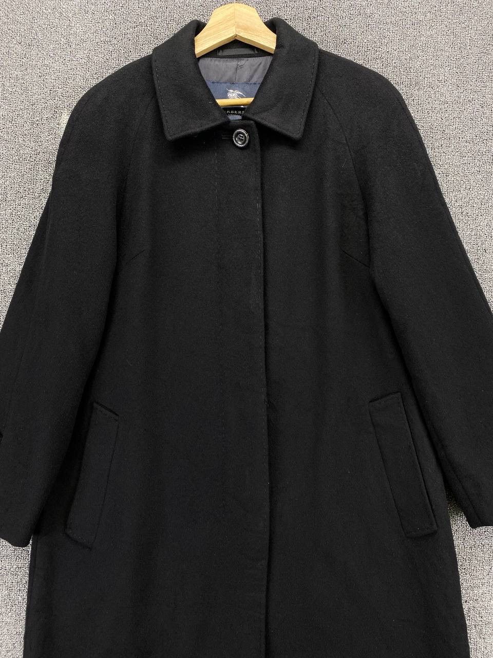 Burberry Vintage Burberry London Black Cashmere Long Jacket Size S / US 4 / IT 40 - 5 Thumbnail