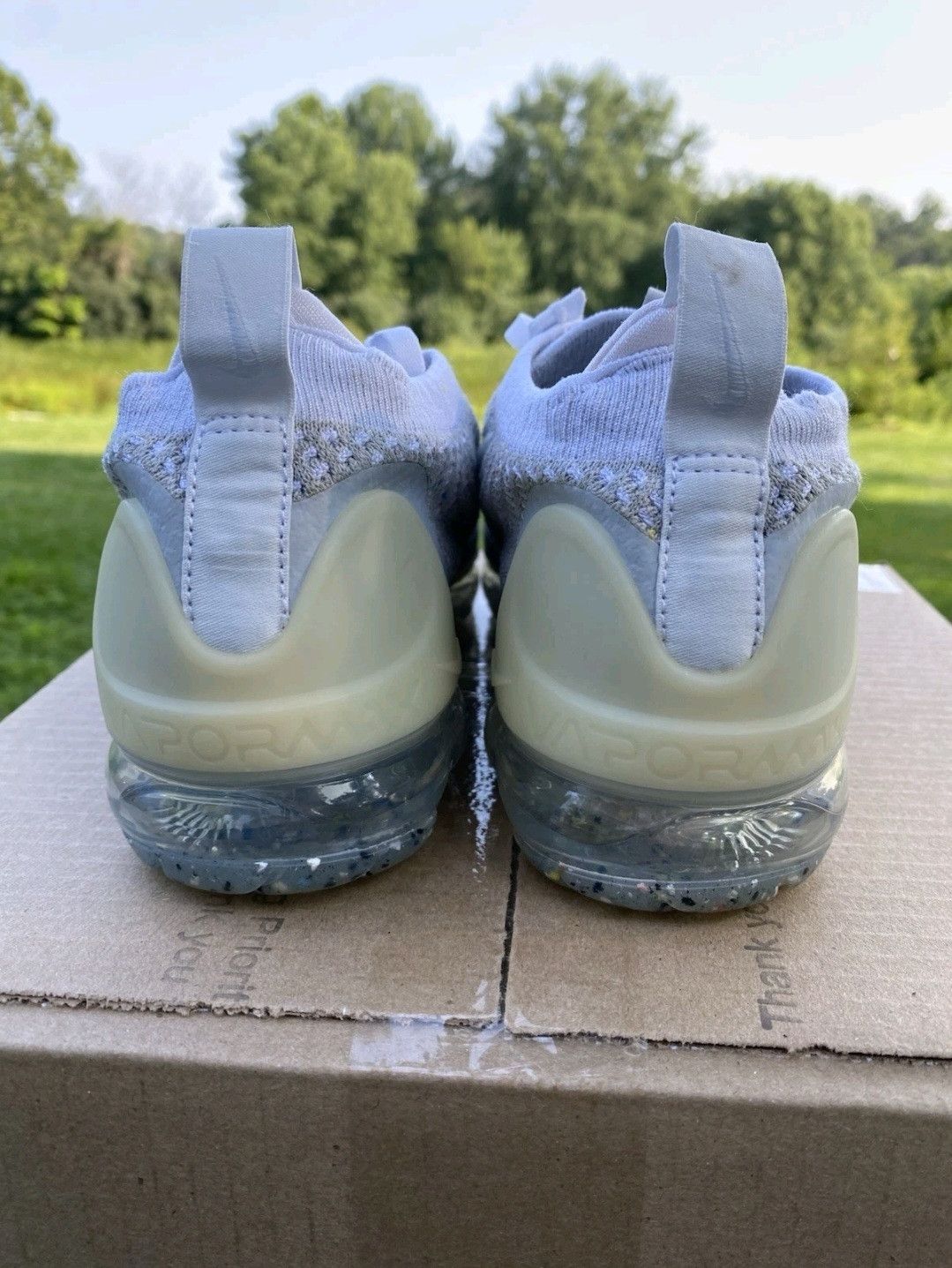 Nike Nike Air Vapormax 2021 Flyknit White Pure Platinum Size 8 Size US 8 / IT 38 - 5 Thumbnail