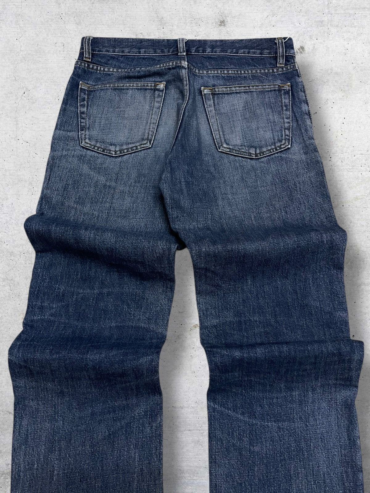 Helmut Lang VINTAGE HELMUT LANG 1998 DISTRESSED BLUE WASHED OG DENIM Size US 30 / EU 46 - 12 Thumbnail