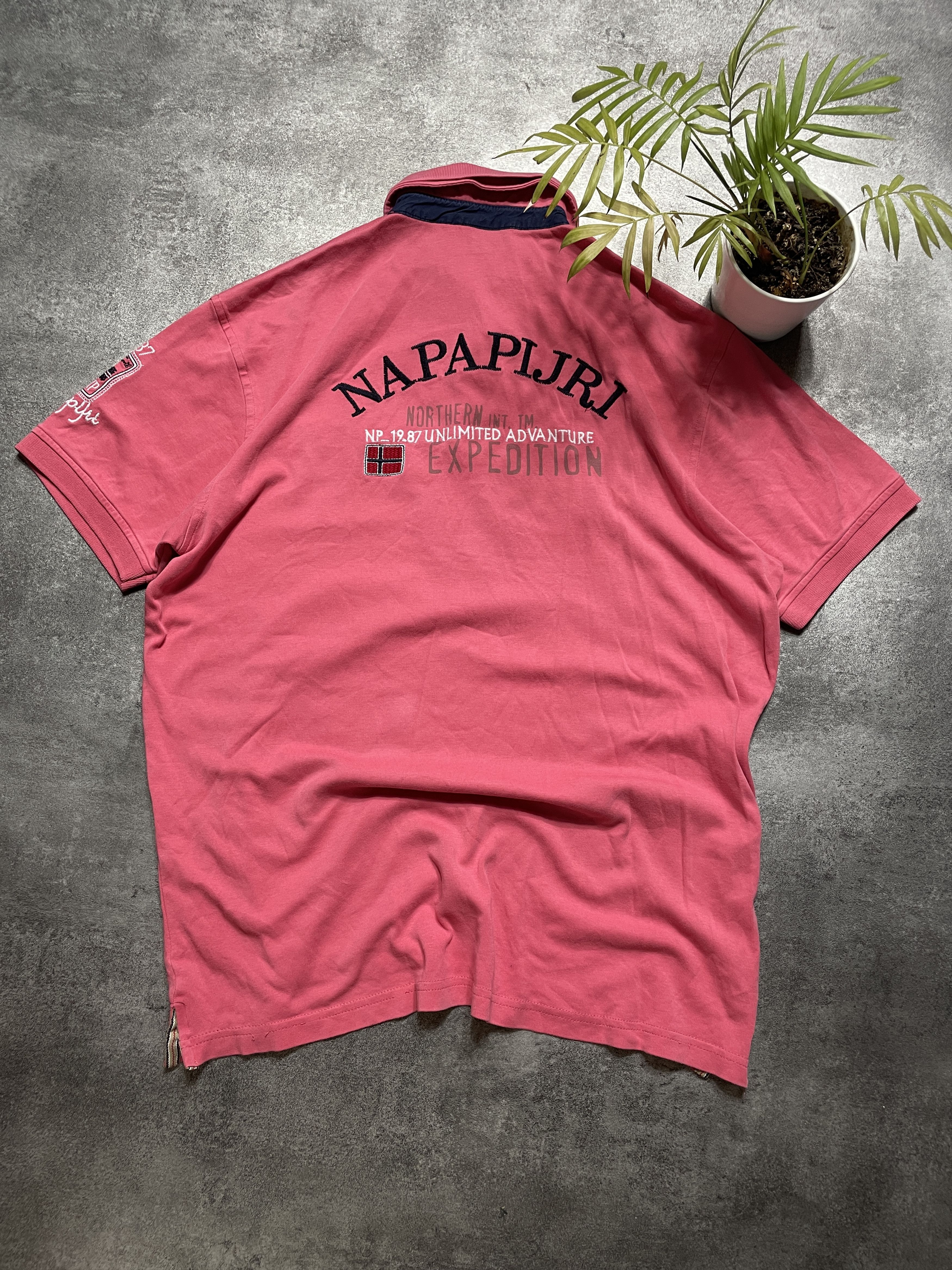 Napapijri ❗️RARE❗️Napapijri Vintage Y2K T-Shirt Spellout Size US XXL / EU 58 / 5 - 3 Thumbnail