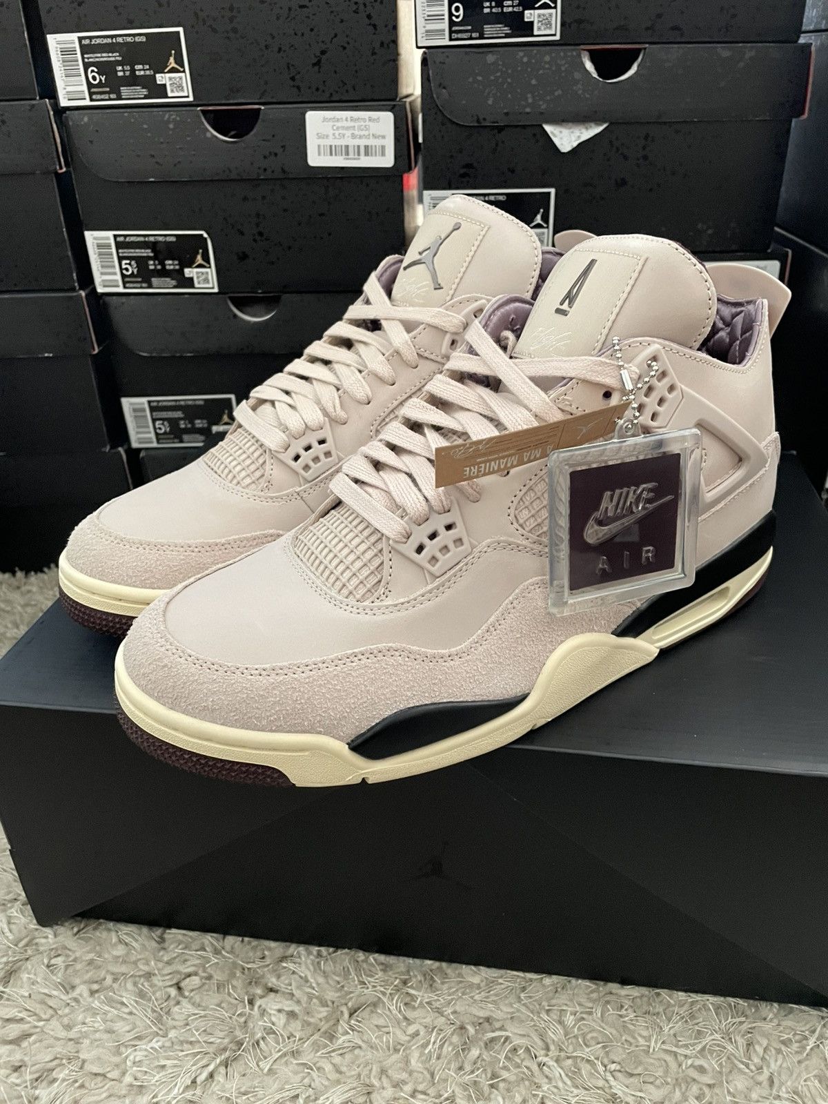 A Ma Maniere × Jordan Brand Jordan 4 A Ma Maniere Size US 11.5 / EU 44-45 - 1 Thumbnail