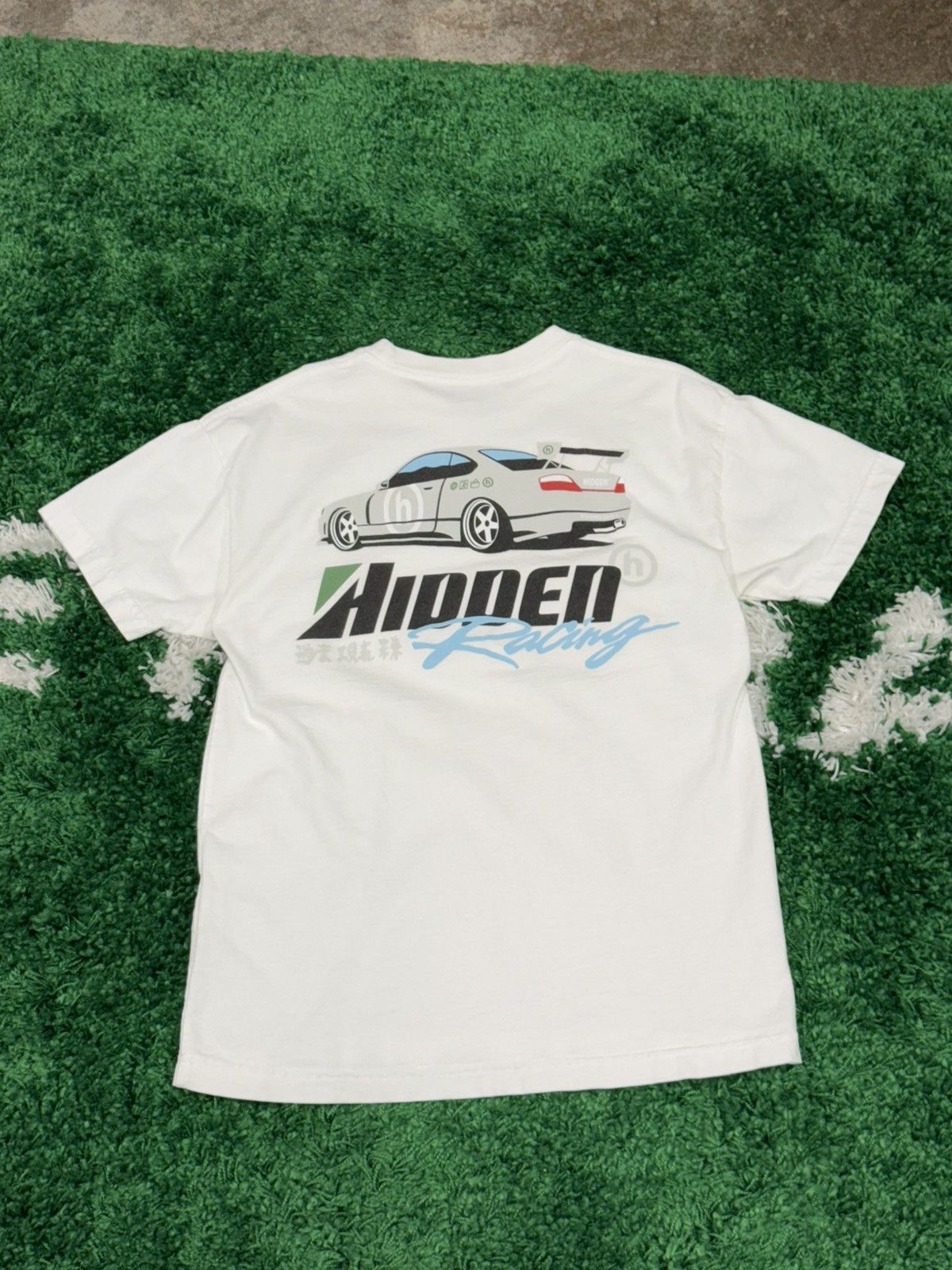 HIDDEN Hidden NY Shirt White Porsche Race Car Logo Tee Small Size US S / EU 44-46 / 1 - 2 Thumbnail