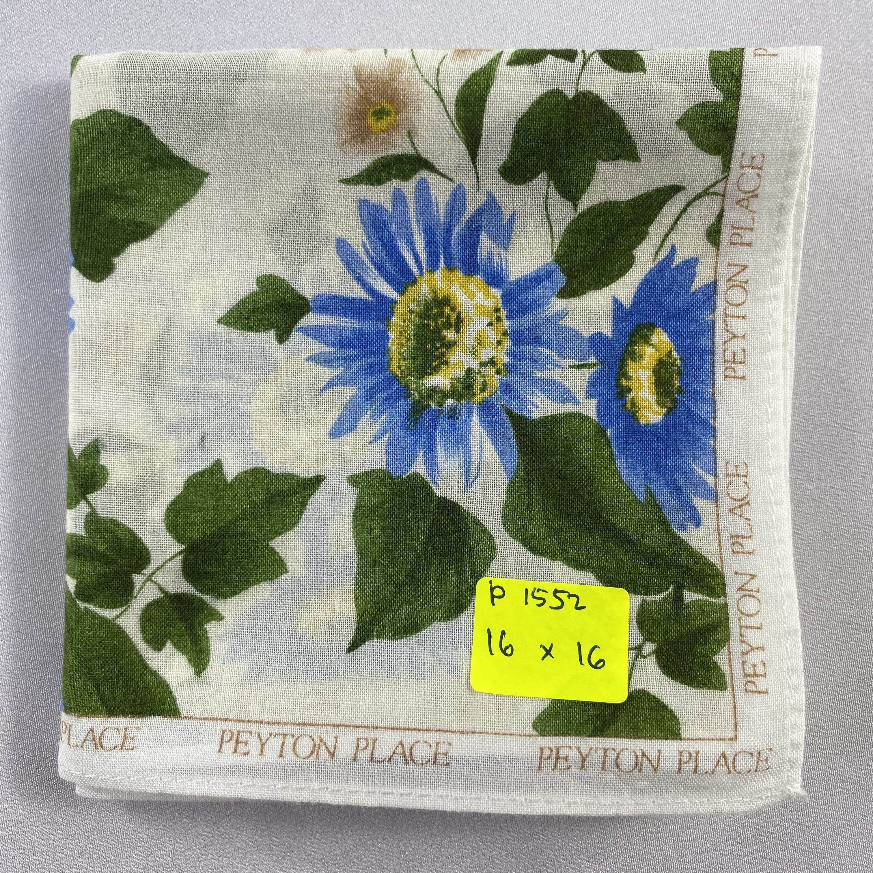 Vintage Peyton Place Handkerchief / Neckerchief / Bandana-P1552 Size ONE SIZE - 5 Thumbnail
