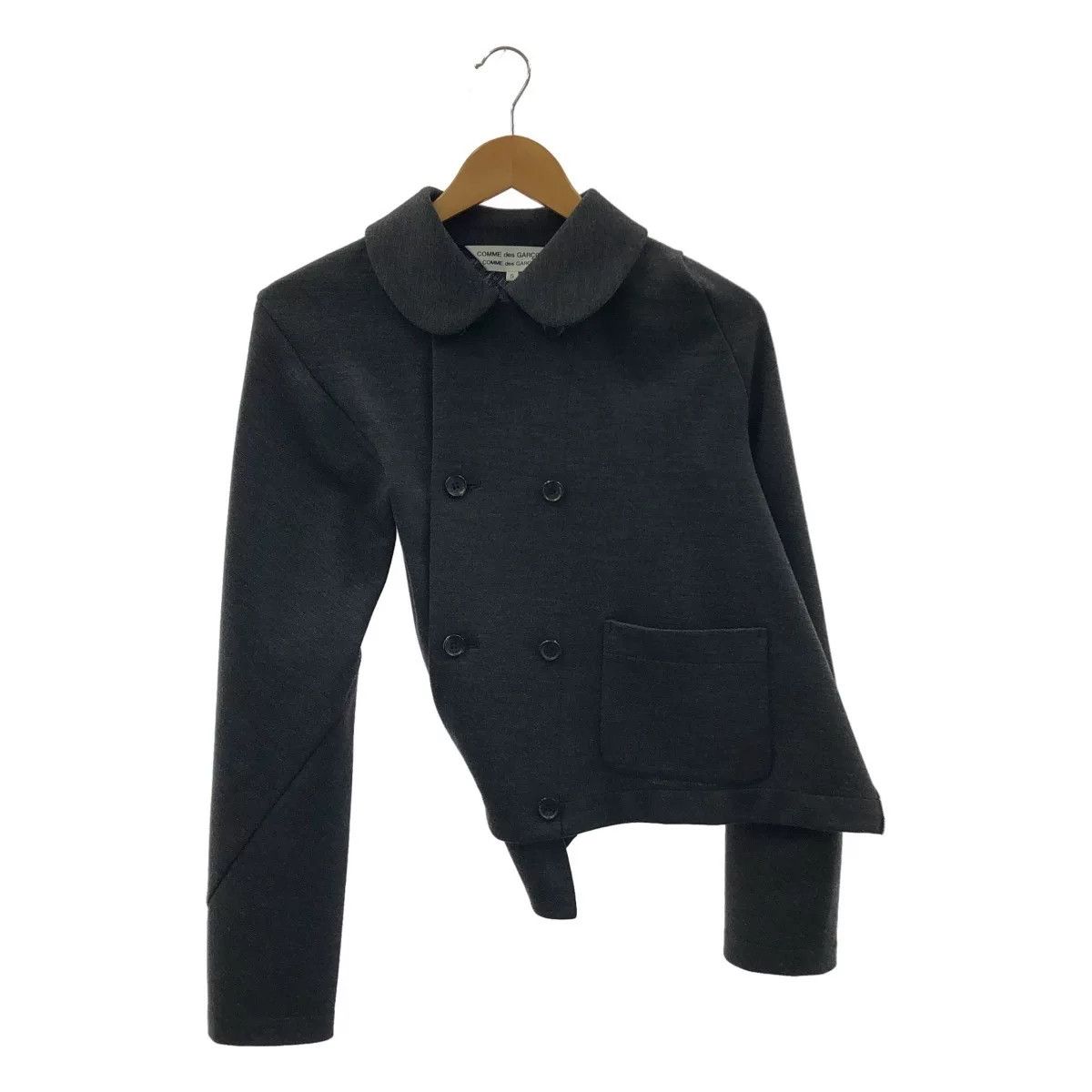 Comme des Garcons Comme des Garçons Asymmetrical Wool Jacket Size S / US 4 / IT 40 - 1 Thumbnail