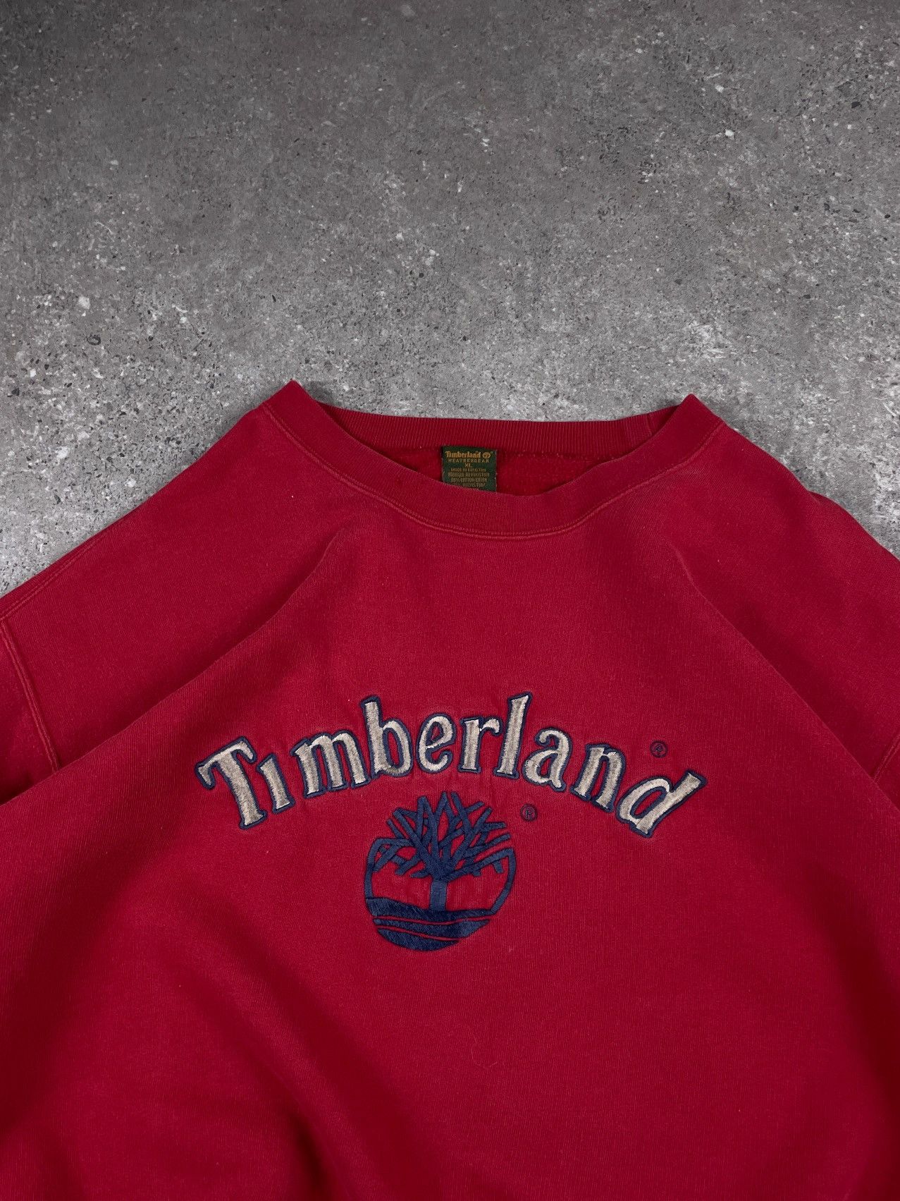 Timberland Vintage Timberland Sweatshirt Crewneck Spellout Big Logo Size US XL / EU 56 / 4 - 2 Thumbnail