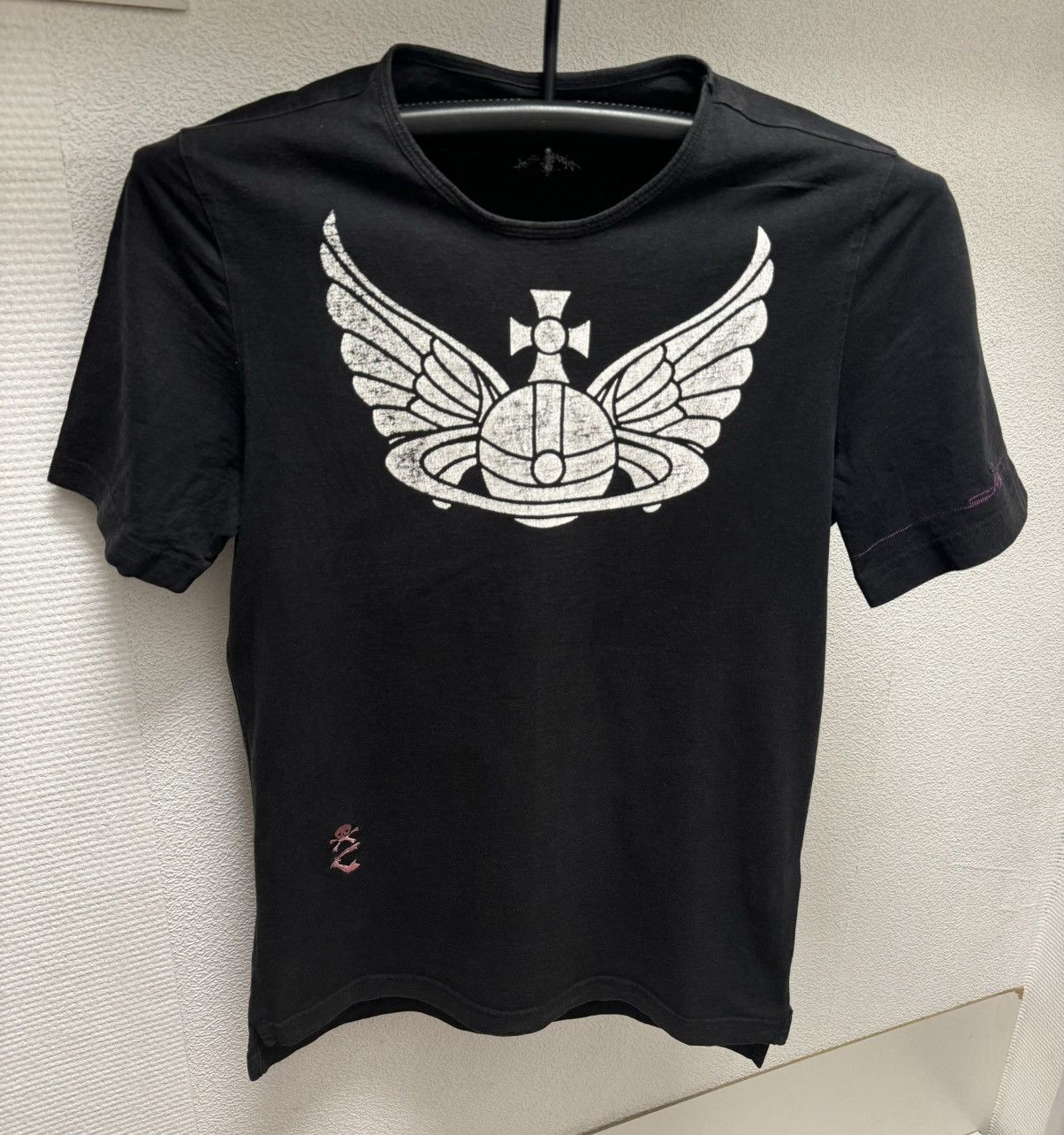 Vivienne Westwood Vivienne Westwood anglomania black t-shirt S sz big logo Size US S / EU 44-46 / 1 - 1 Thumbnail