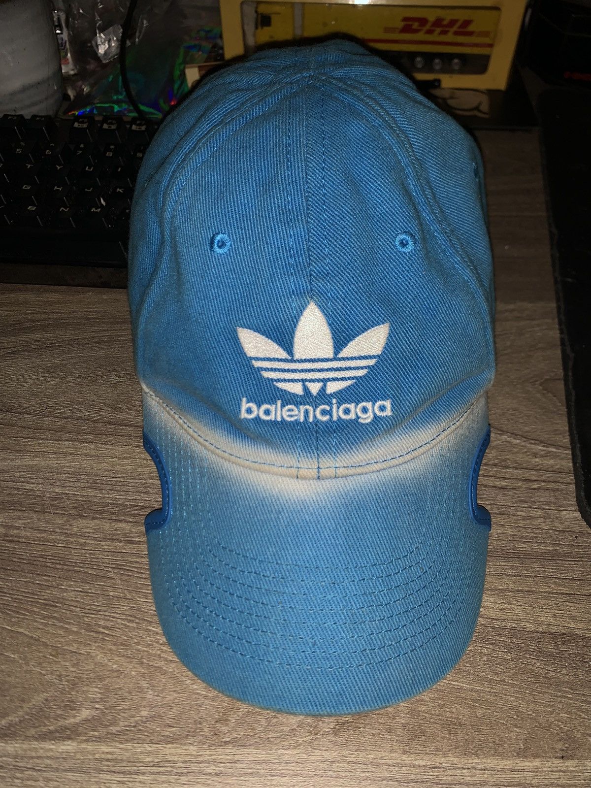 Adidas × Balenciaga Balenciaga x Adidas Blue Cap Size ONE SIZE - 1 Thumbnail