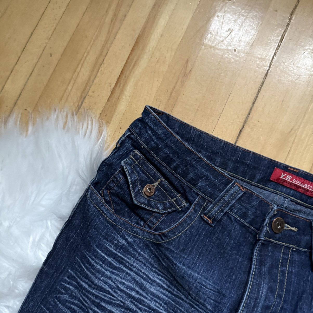 If Six Was Nine 📌 Vintage Y2K Washed Flared Low Rise If 6 Was 9 LGB Jeans Size 34" / US 12 / IT 48 - 7 Thumbnail
